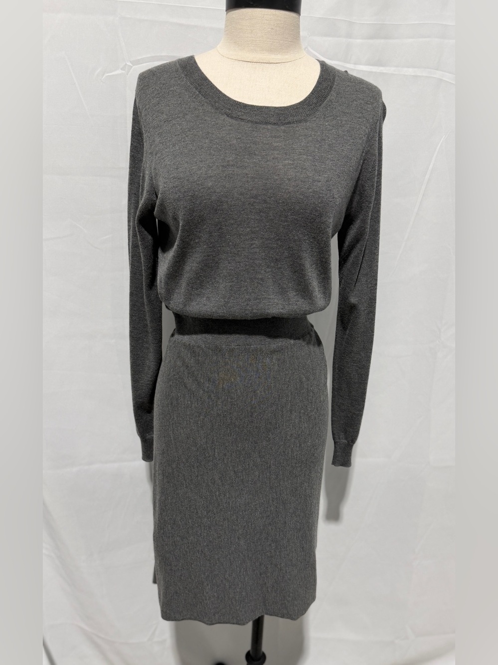3.1 Philip Lim Wool/Cashmere Gray Dress, Size Medium